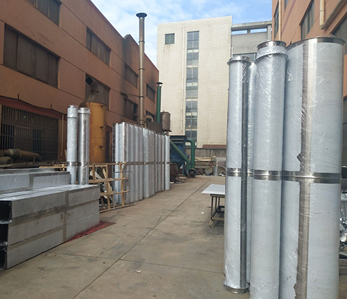 Stainless steel welded air duct